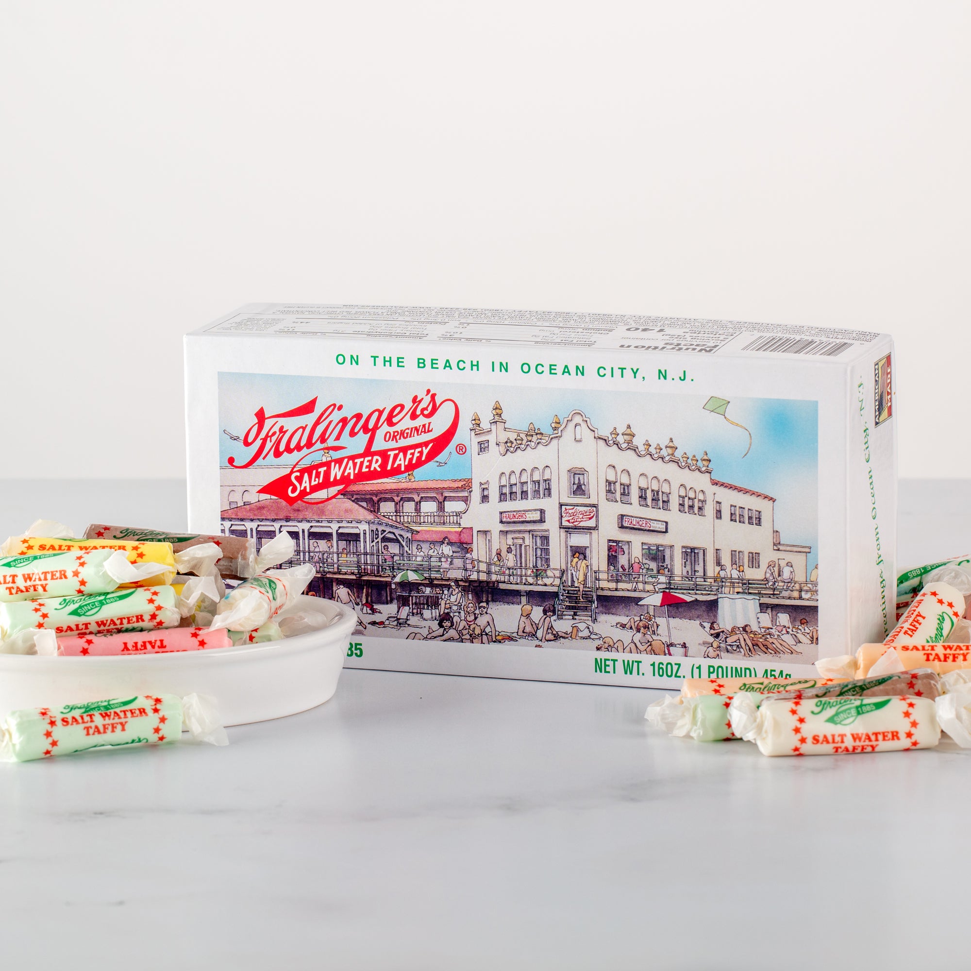 Original Fralinger’s Ocean City Salt Water Taffy Box