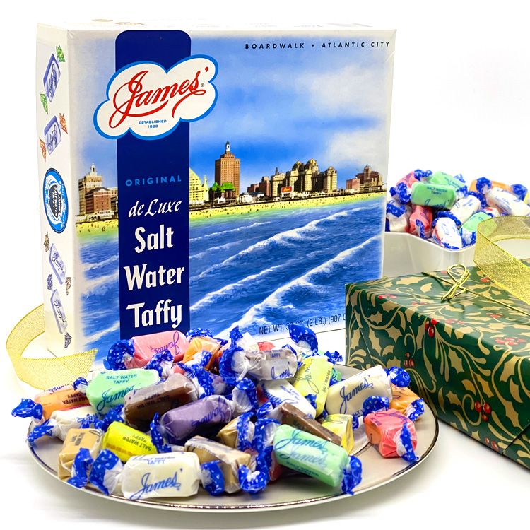 James' Original Salt Water Taffy In Atlantic City Gift Box